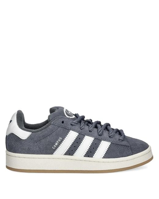 Adidas Blue Campus 00S Three-Stripes Sneakers