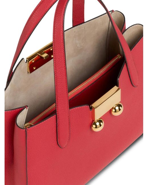 Marni Red Trunkaroo Tote Bag