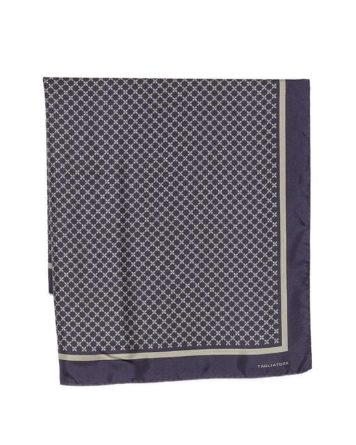 Tagliatore Gray Foulard À Motif Géométrique for men