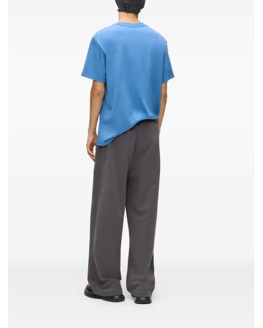 Karl Lagerfeld Gray Drawstring Track Pants for men