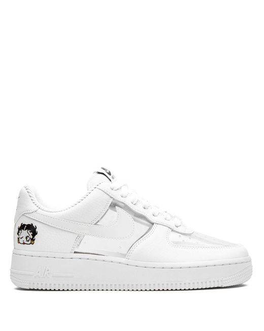 Nike Leather X Olivia Kim W Air Force 1 07 Sneakers in White | Lyst