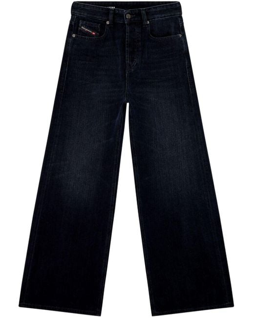 DIESEL Blue 1996 D-Sire Wide-Legged Jeans