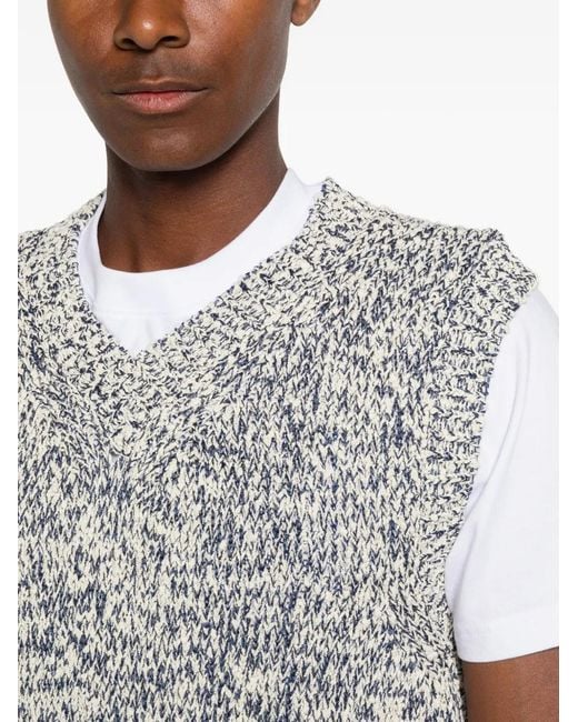 Chaleco Con Efecto De Marga Amaranto de hombre de color Gray