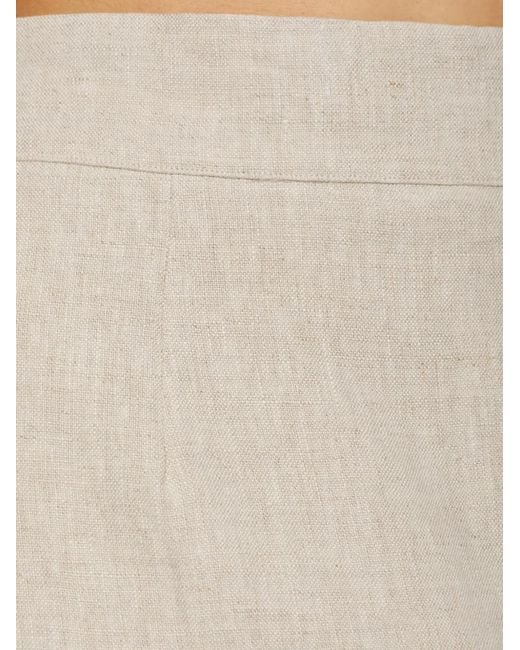 Posse White Emma Elasticated Long Skirt