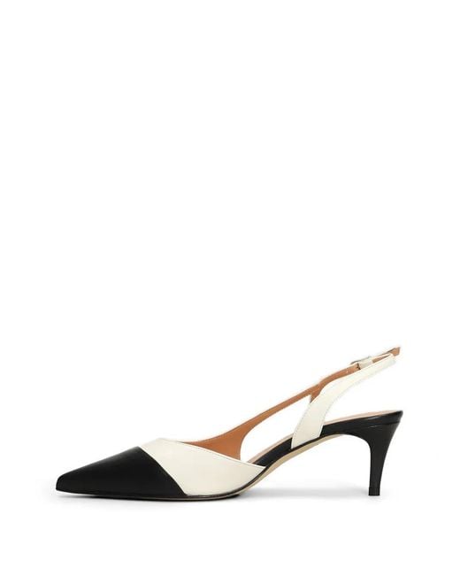 The Seller Metallic Two-Tone Pointed-Toe Pumps