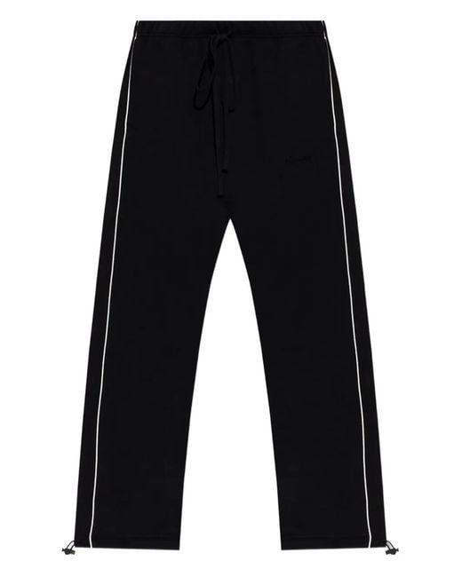 Fear Of God Black Side-Stripe Drawstring Sweatpants for men