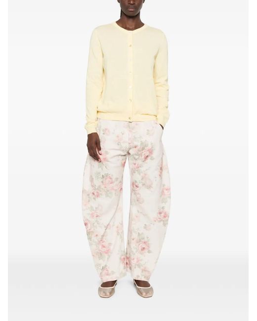 ViCOLO Natural Buttoned Cardigan