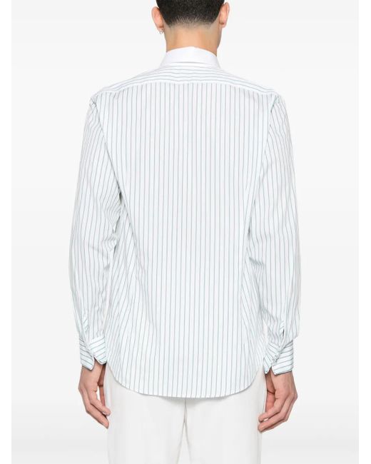 Camicia A Righe di Fursac in White da Uomo