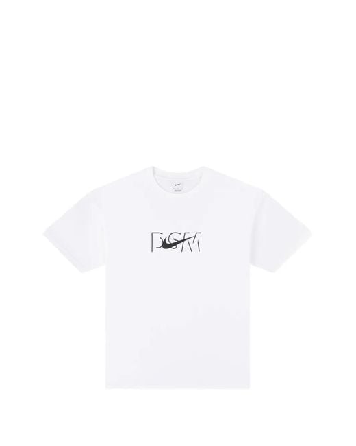 Nike White X Dover Street Market Logo-Print T-Shirt