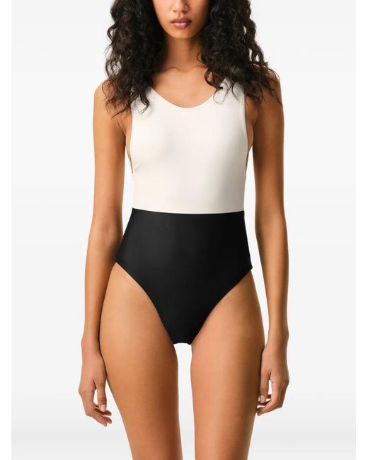 AMI White One Piece Swimsuit