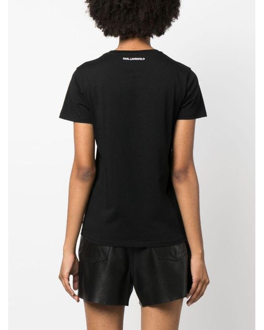 Karl Lagerfeld Kl ロゴ Tシャツ Black