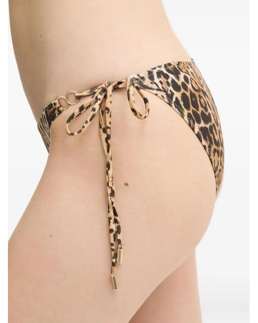 Melissa Odabash Natural Leopard-Print Bikini Bra