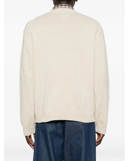 Nanushka Natural Crew-Neck Sweater