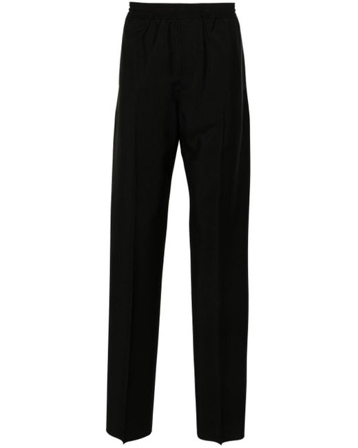 Givenchy Black Mid-rise Tapered Trousers for men