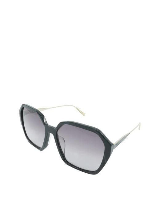 MCM Gray Geometric-Frame Sunglasses for men