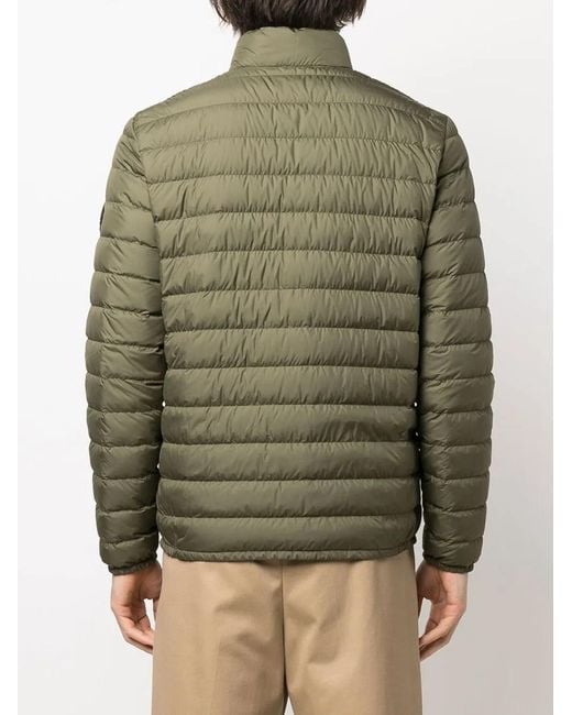 Woolrich Green Sundance Padded Track Jacket for men