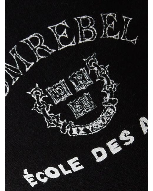 DOMREBEL Black Drawstring Track Pants for men