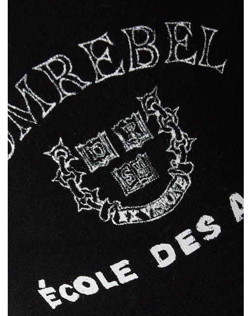 DOMREBEL Black Drawstring Track Pants for men
