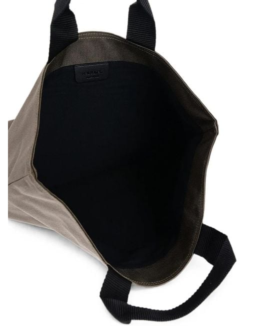 Neil Barrett Black Thunderbolt-Patch Adjustable-Strap Shoulder Bag for men