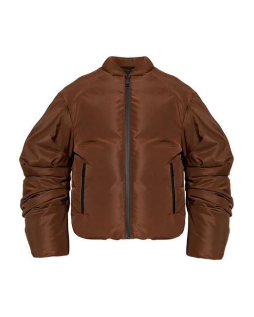 Giacca Lily Con Ruches di Khrisjoy in Brown
