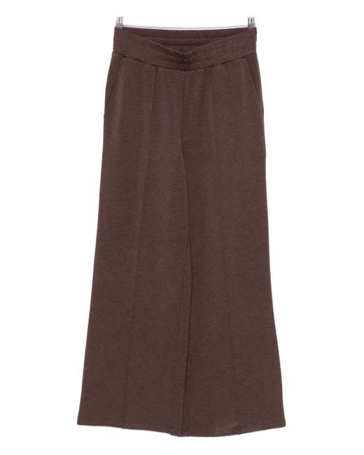 Varley Brown Wide-Leg Trousers