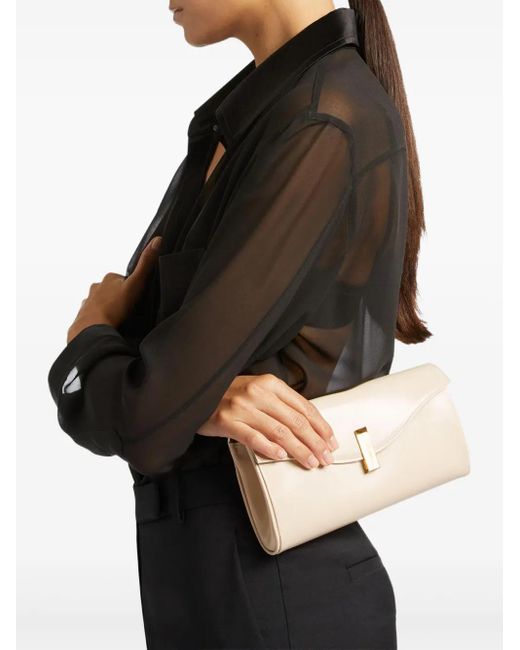 Giuseppe Zanotti Natural Flutie Clutch Bag
