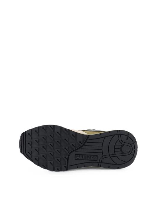 Autry White Reelwind Low Suede Sneakers for men