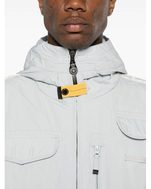 Parajumpers Gray Gobi Spring Hooded Jacket for men