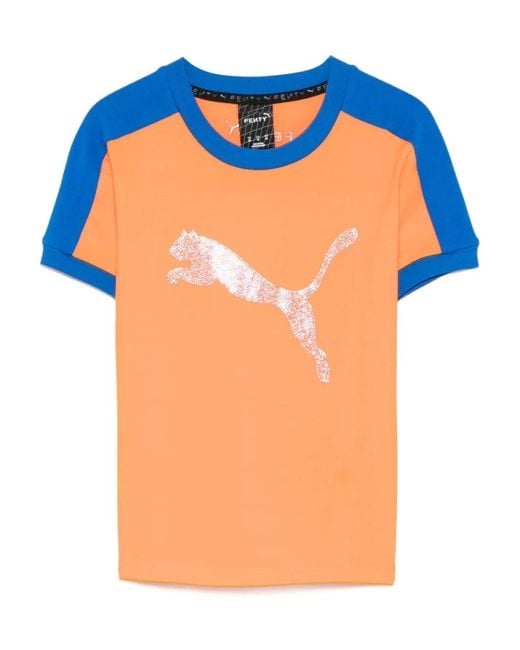 Fenty Orange T7 Short-Sleeves T-Shirt