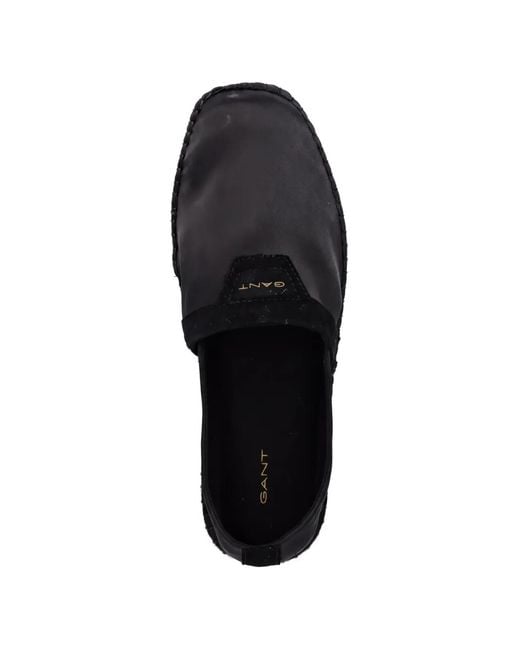 Gant Black Logo-Detail Espadrilles