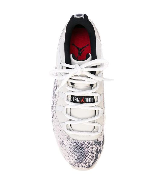 Nike Multicolor Air 11 Retro Low "Snakeskin Light Bone" Sneakers