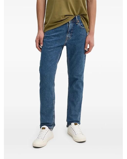 Levi's Blue 511 Five-Pockets Jeans for men