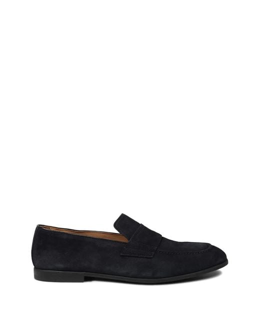 MILLE 885 White Giglio Suede Slip-On Loafers for men