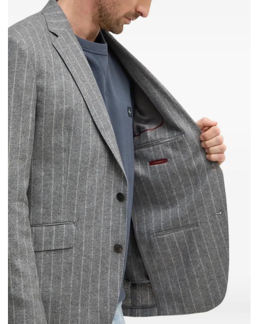 メンズ Hackett ストライプ ジャケット Blue