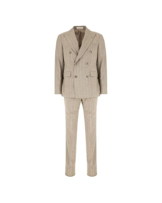 Tagliatore Natural Costume À Blazer À Boutonnière Croisée for men