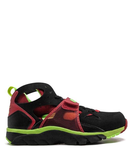 Nike Lace Air Trainer Huarache Cross Sneakers in Black for Men | Lyst