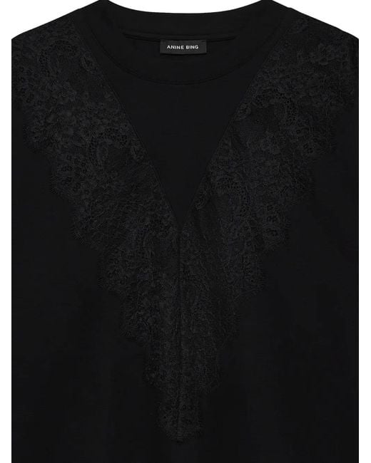 Anine Bing Black Jamila Top