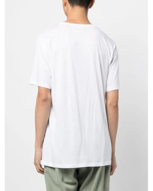 Marane White Short-Sleeve Crew-Neck T-Shirt for men