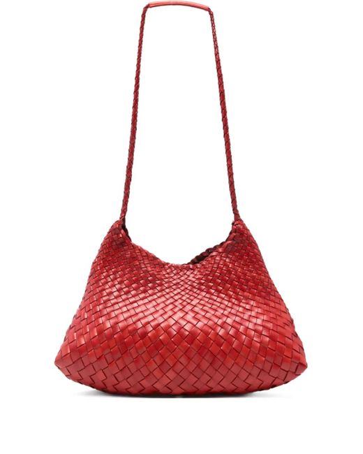 Borsa A Spalla Santa Rosa di Dragon Diffusion in Red