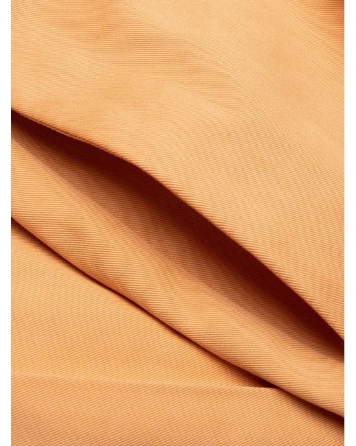 Marni Orange Drawstring-Pocket Trousers for men