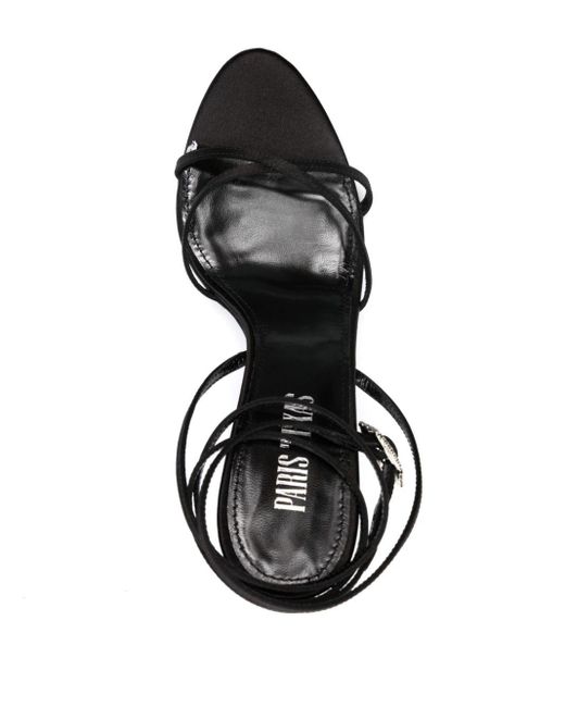 Paris Texas Black Liz 105mm Sandals
