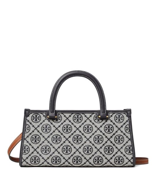Tory Burch Blue T-Monogram Tote Bag