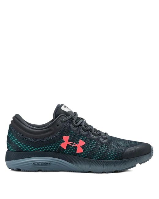 メンズ Under Armour Charged Bandit 5 "ash/grey/red" スニーカー Blue