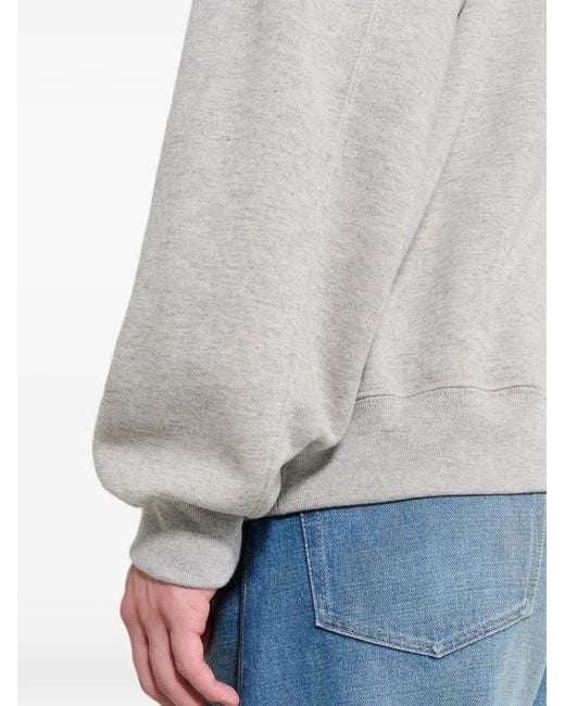 Ssstein Gray Zip-Up Hoodie for men