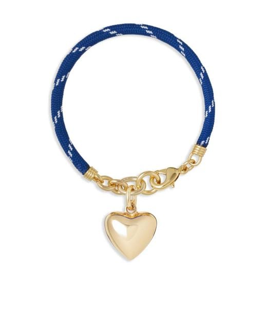 Roxanne Assoulin Blue The Puffy Heart Cord Bracelet