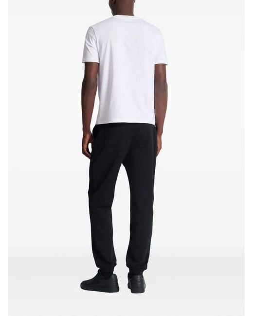 Balmain White Print T-Shirt for men