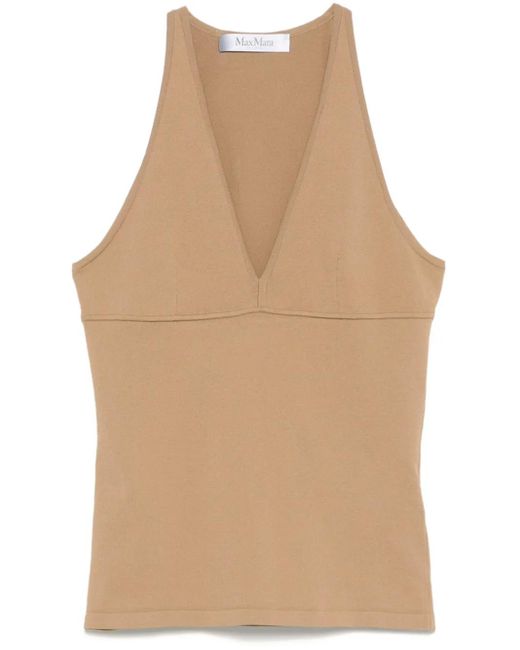 Max Mara Natural Viscose Blend Top