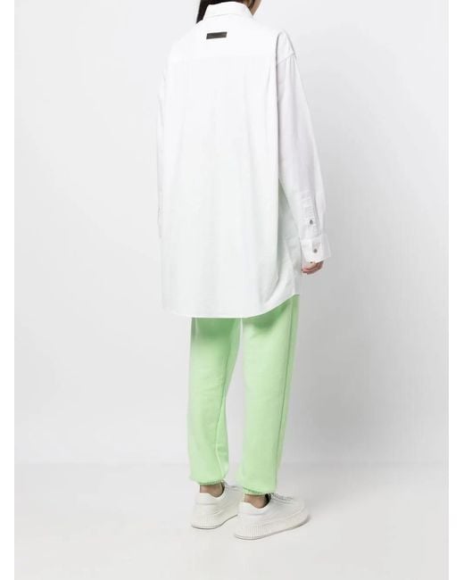 Fear Of God White Button-Down Long-Sleeved Shirt