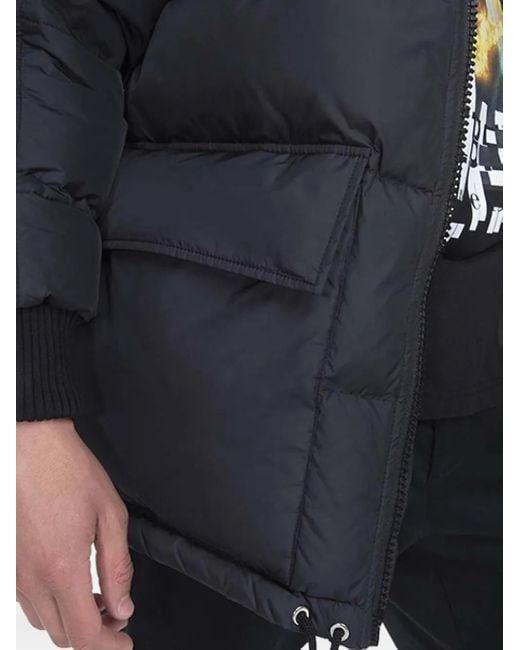 Iceberg Gefütterte Kapuzenjacke mit Logo in Blue für Herren