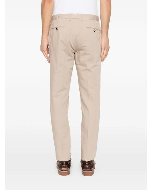 Zegna Natural Belt-Loop Chinos for men